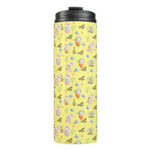Easter Day Rabbits Pattern Thermal Tumbler