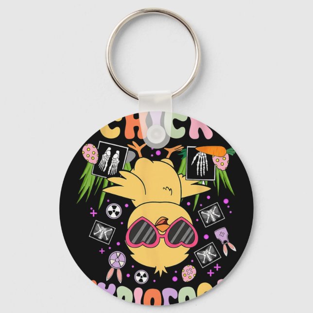 Easter Day Radiology Chick Rad Tech Radiologist Eg Key Ring (Front)