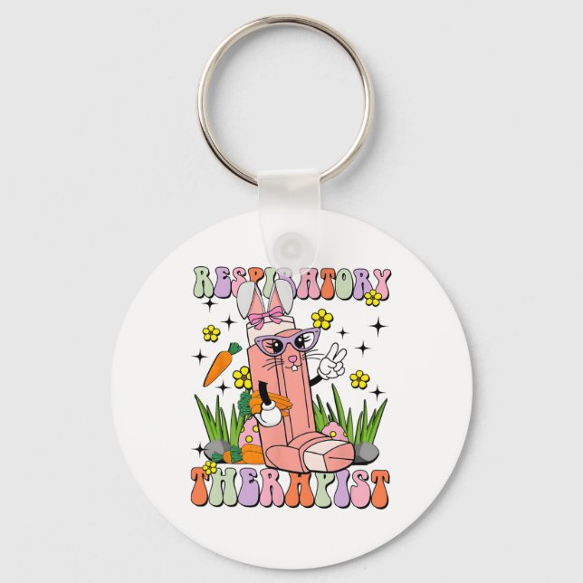 Easter Day Respiratory Therapist Easter Day Lung S Key Ring (Front)