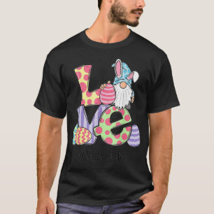 Easter Day s For Teacher Gnome Easter Outfit Women T-Shirt