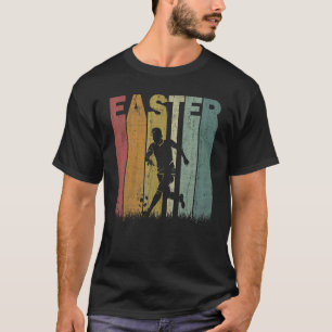 Easter Day Soccer Retro Graphic Funny Easter Costu T-Shirt