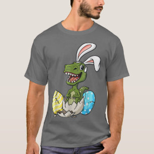 Easter Day T Re With Bunny Ears Eggs Funny Boys Gi T-Shirt