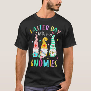 Easter Day With My Gnomies Nurse Life Stethoscope T-Shirt