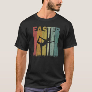 Easter Day Yoga Instructor Retro Graphic Cool East T-Shirt