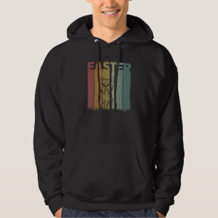 Easter Day Yorkshire Terrier Retro Graphic Easter Hoodie