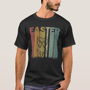 Easter Day Yorkshire Terrier Retro Graphic Easter T-Shirt