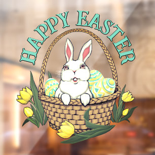 Easter Decals Personalised Easter Window Clings