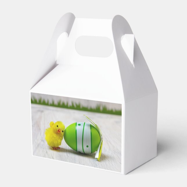 Easter Decoration - Easter egg and chick Favour Box (Back Side)