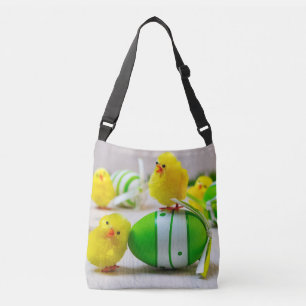 Easter Decoration - Easter egg and chicks Crossbody Bag