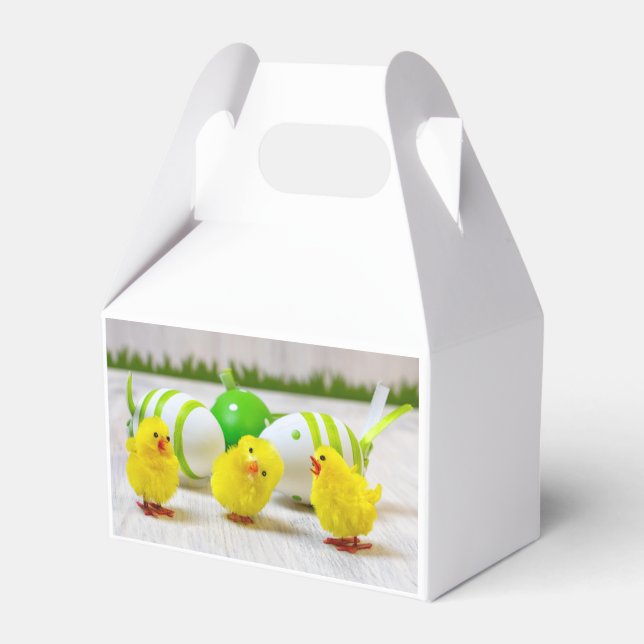Easter Decoration - Easter egg and chicks Favour Box (Back Side)