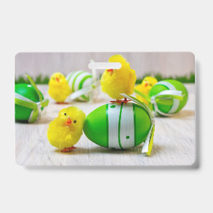 Easter Decoration - Easter egg and chicks ID Badge