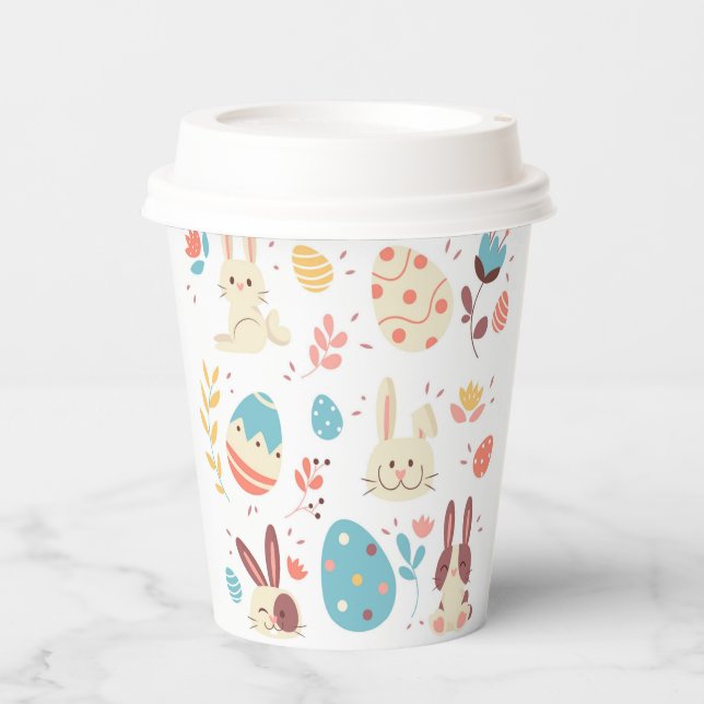 Easter decoration  paper cups (Front)