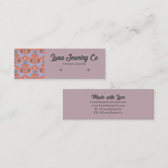 Easter Delight Jewellery Business Card (Front/Back)