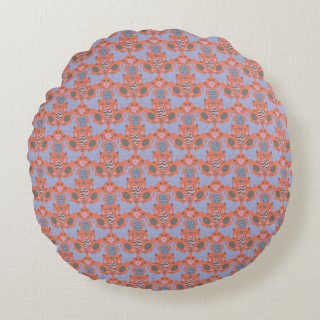 Easter Delight Round Cushion (Front)