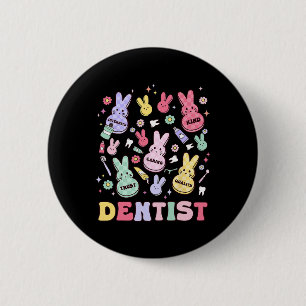 Easter Dentist Retro Rdh Dental Hygienist Squad Bu 6 Cm Round Badge