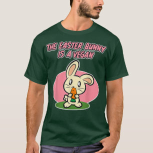 Easter Design for Vegans - The Easter Bunny is a V T-Shirt