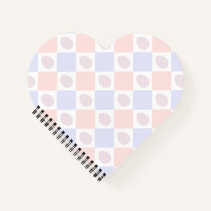 Easter Diamond Pattern with Decorated Eggs Notebook