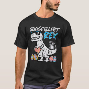 Easter Dino Eggcellent Bunny Dab Cute Trex Toddler T-Shirt