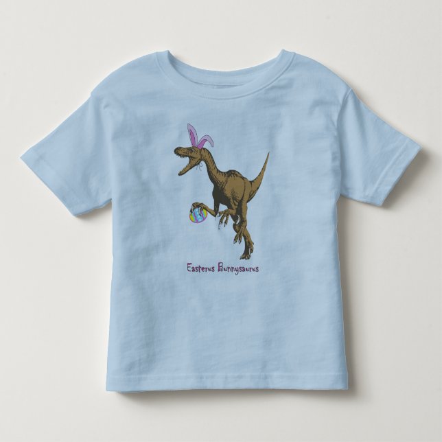 easter dinosaur toddler T-Shirt (Front)