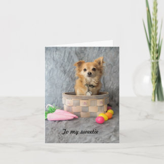 Easter Dog Note Card