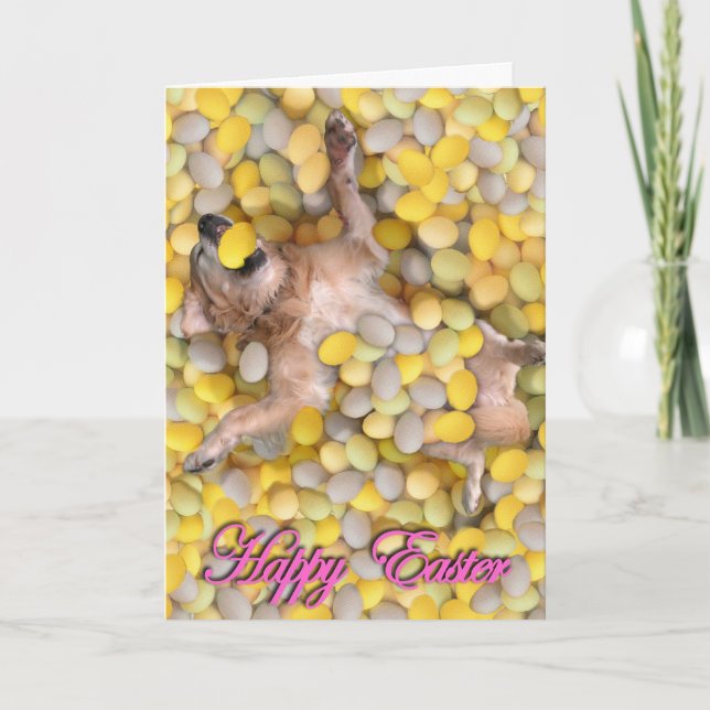 Easter Doggy Holiday Card (Front)