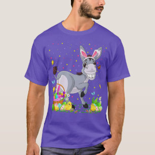 Easter Donkey Bunny Egg Hunting Donkey Easter Sund T-Shirt