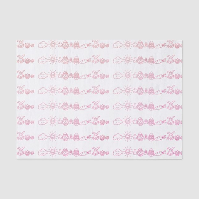 Easter Doodles Tissue Paper (Front)