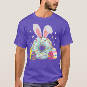 Easter Doughnut Bunny Ears Eggs Cute Dessert Pastr T-Shirt