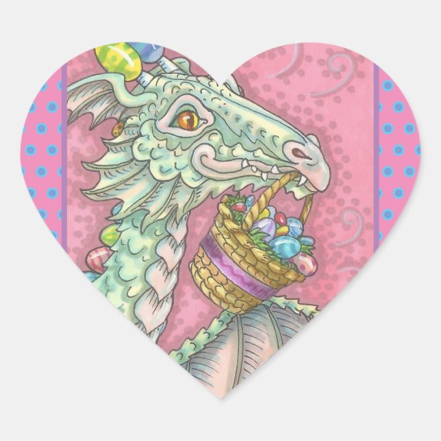 EASTER DRAGON EGG DROP, HOLIDAY FANTASY STICKERS (Front)