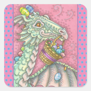 EASTER DRAGON EGG DROP, HOLIDAY FANTASY STICKERS