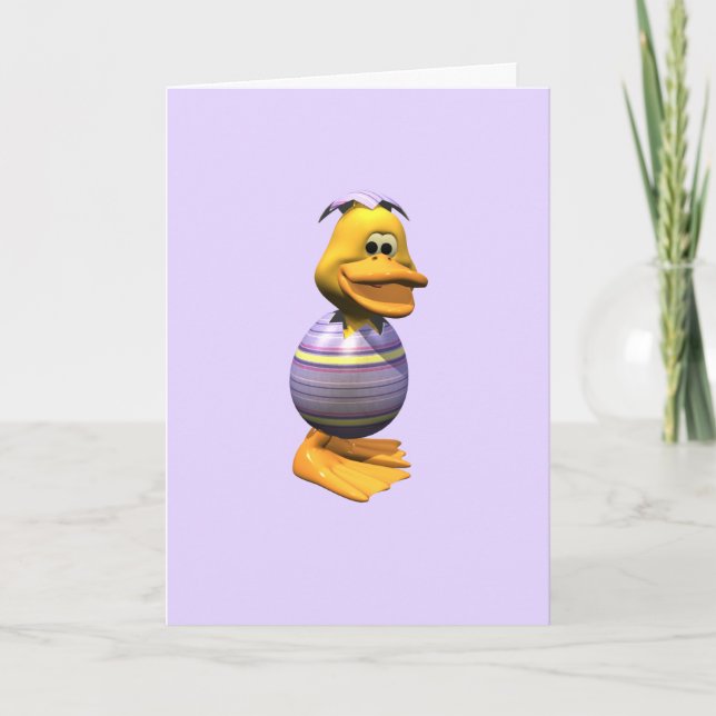 Easter Duck Holiday Card (Front)