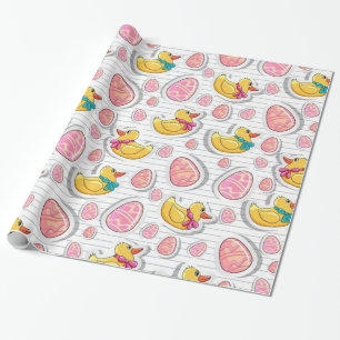 Easter Duck Wrapping Paper