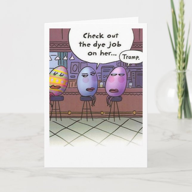 Easter Dye Job Holiday Card (Front)