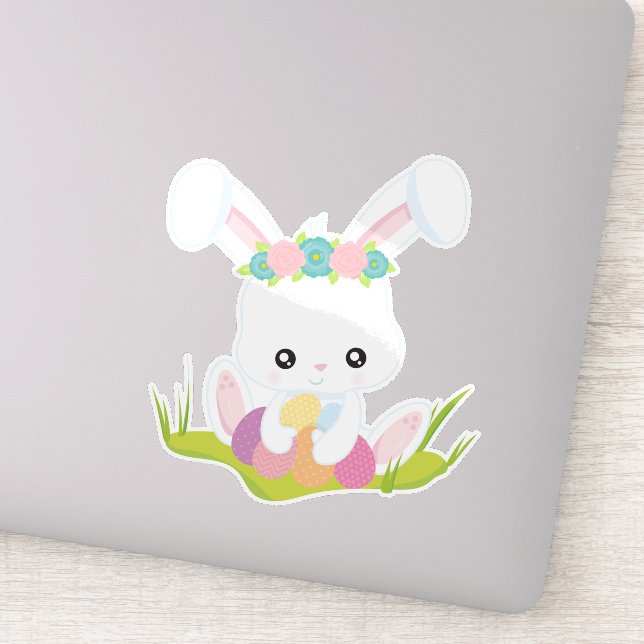 Easter, Easter Eggs, Cute Bunny, White Bunny (Detail)