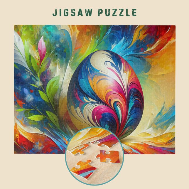 Easter Egg abstract vivid Colour Flow -  Jigsaw Puzzle (Creator Uploaded)