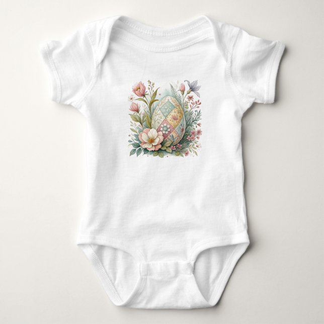 Easter Egg  Baby Bodysuit (Front)