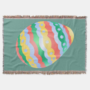 Easter Egg Blanket Fun Easter Throw Blankets Decor