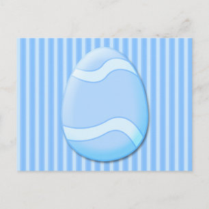 Easter Egg (Blue) Postcard
