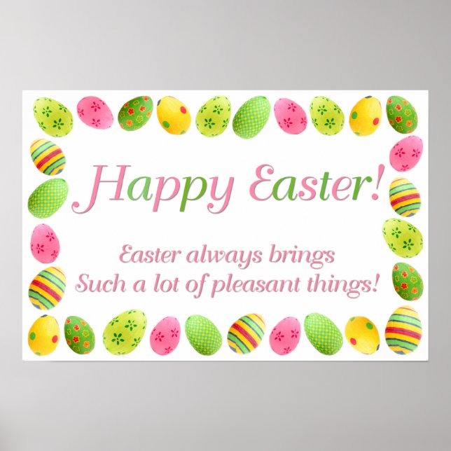 Easter Egg Border Print (Front)