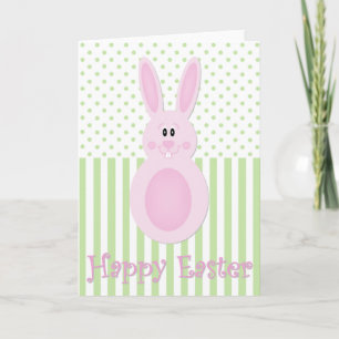 Easter Egg Bunny Happy Easter Card
