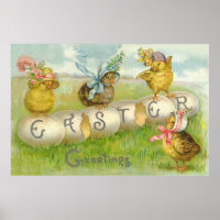 Easter Egg Chick Field