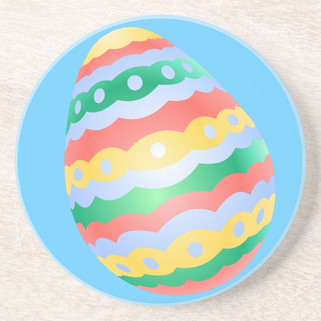 Easter Egg Coasters Festive Easter Egg Decorations (Front)