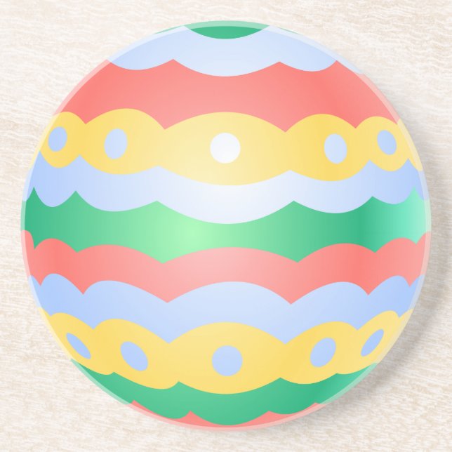 Easter Egg Coasters Festive Easter Egg Decorations (Front)