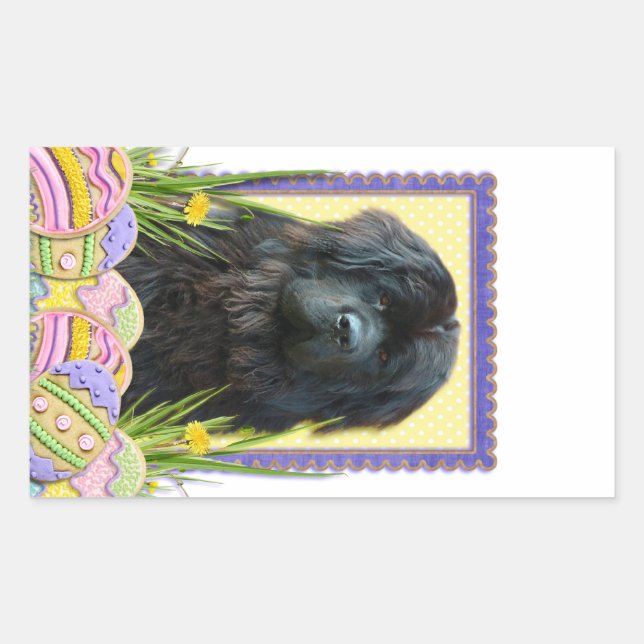 Easter Egg Cookies - Newfoundland Rectangular Sticker (Front)
