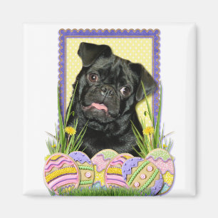Easter Egg Cookies - Pug - Ruffy Magnet