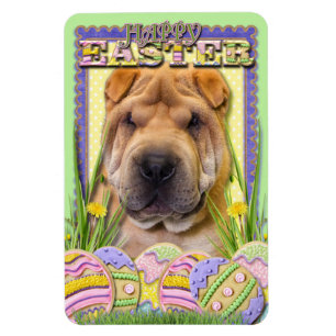 Easter Egg Cookies - Shar Pei Magnet