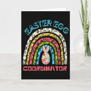 Easter Egg Coordinator Funny Boys Girls Happy East Card