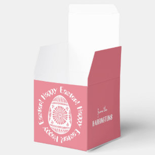 Easter Egg custom favour boxes
