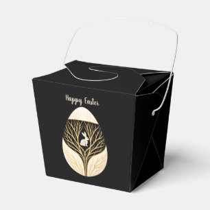 Easter egg decorative favour box