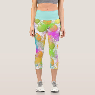 Easter Egg Design Capri Leggings